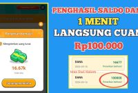 Aplikasi Penghasil Uang Cepat Cair Tanpa Syarat