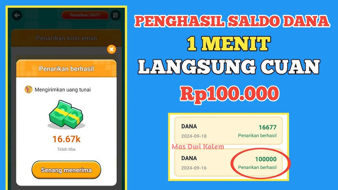 Aplikasi Penghasil Uang Cepat Cair Tanpa Syarat